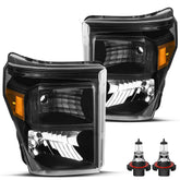 VehicleAid Headlights For 2011-2016 Ford F-450 Super Duty